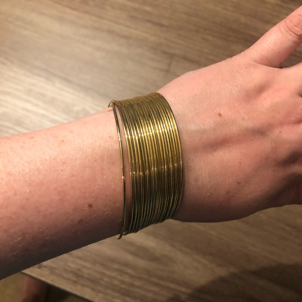 Gold Bangle style Bracelet